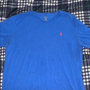 Polo Ralph Lauren Blue T-Shirt w/ Red Logo